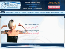 Tablet Screenshot of pasadenatattooremoval.com